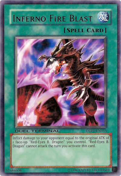 Inferno Fire Blast [DTP1-EN015] Rare | Jomio and Rueliete's Cards and Comics
