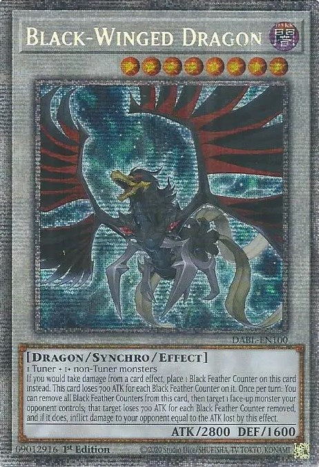 Black-Winged Dragon [DABL-EN100] Starlight Rare | Jomio and Rueliete's Cards and Comics