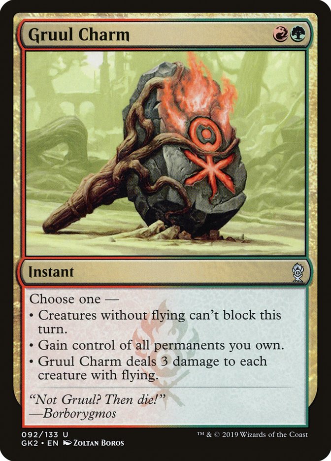 Gruul Charm [Ravnica Allegiance Guild Kit] | Jomio and Rueliete's Cards and Comics