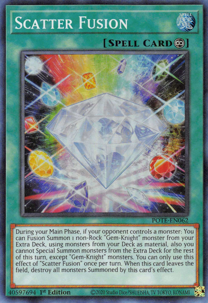 Scatter Fusion [POTE-EN062] Super Rare | Jomio and Rueliete's Cards and Comics
