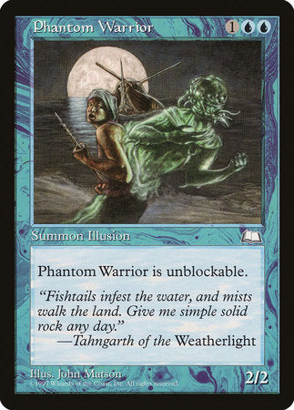 Phantom Warrior [Weatherlight] | Jomio and Rueliete's Cards and Comics