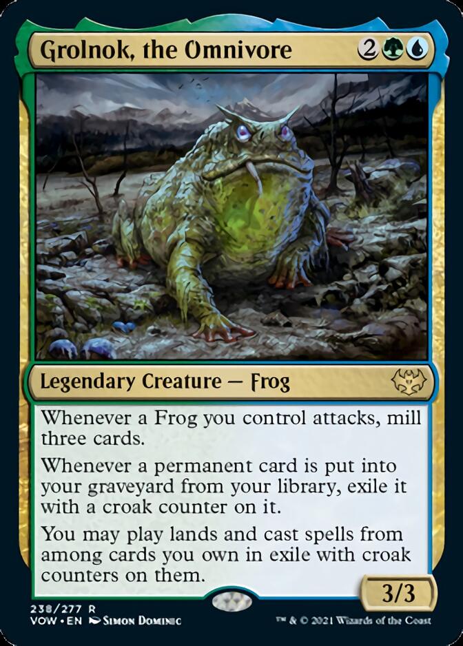 Grolnok, the Omnivore [Innistrad: Crimson Vow] | Jomio and Rueliete's Cards and Comics