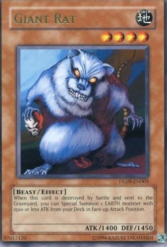 Giant Rat (Green) [DL09-EN005] Rare | Jomio and Rueliete's Cards and Comics
