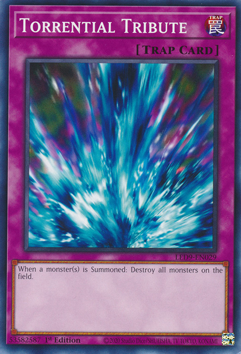 Torrential Tribute [LED9-EN029] Common | Jomio and Rueliete's Cards and Comics