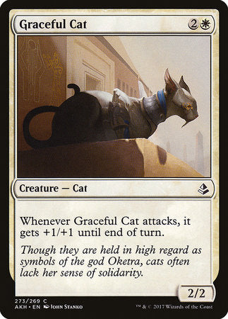 Graceful Cat [Amonkhet] | Jomio and Rueliete's Cards and Comics