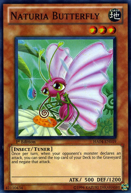 Naturia Butterfly [HA04-EN019] Super Rare | Jomio and Rueliete's Cards and Comics