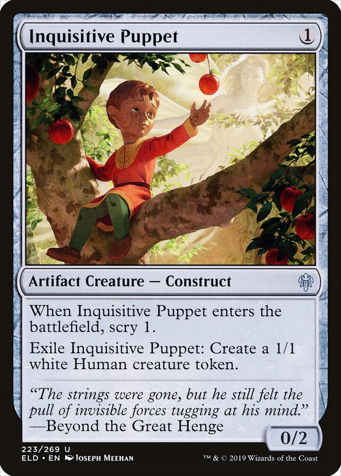 Inquisitive Puppet [Throne of Eldraine] | Jomio and Rueliete's Cards and Comics