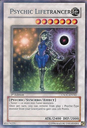 Psychic Lifetrancer [CSOC-EN041] Rare | Jomio and Rueliete's Cards and Comics