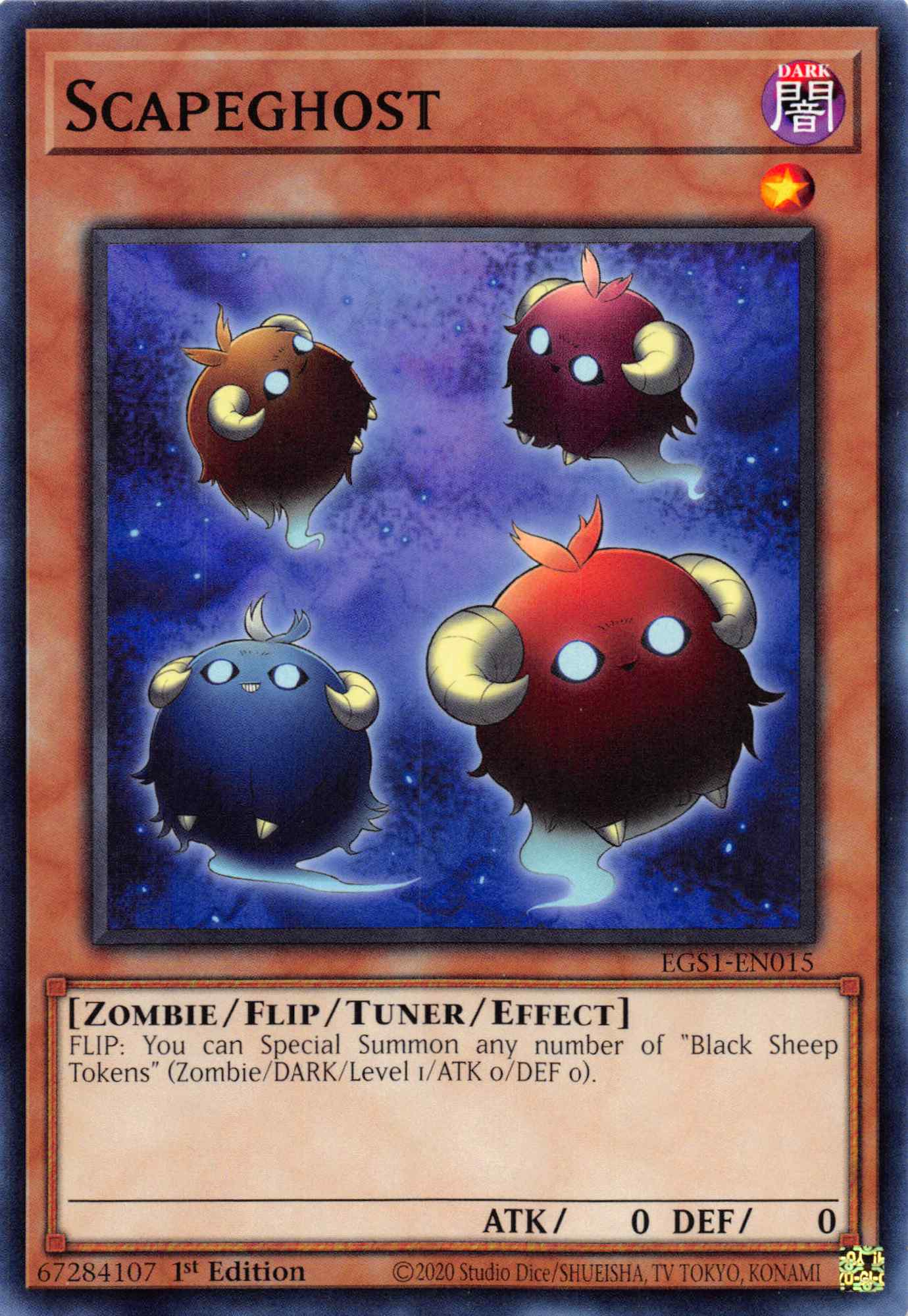 Scapeghost [EGS1-EN015] Common | Jomio and Rueliete's Cards and Comics