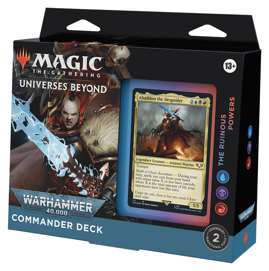 Warhammer 40,000 - Commander Deck (The Ruinous Powers) | Jomio and Rueliete's Cards and Comics