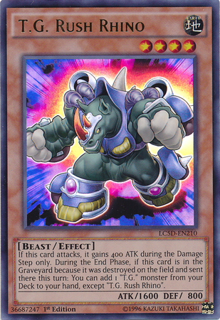 T.G. Rush Rhino [LC5D-EN210] Ultra Rare | Jomio and Rueliete's Cards and Comics
