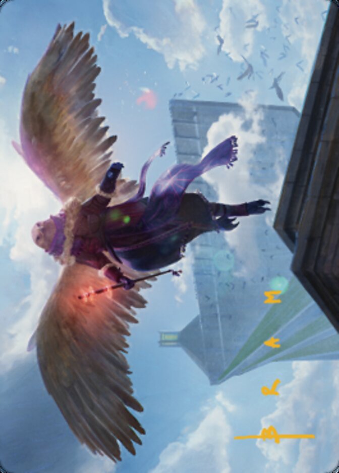 Balmor, Battlemage Captain Art Card 1 (Gold-Stamped Signature) [Dominaria United Art Series] | Jomio and Rueliete's Cards and Comics