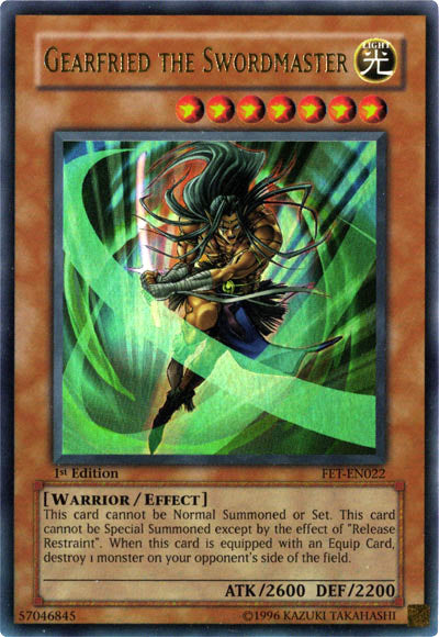 Gearfried the Swordmaster [FET-EN022] Ultra Rare | Jomio and Rueliete's Cards and Comics