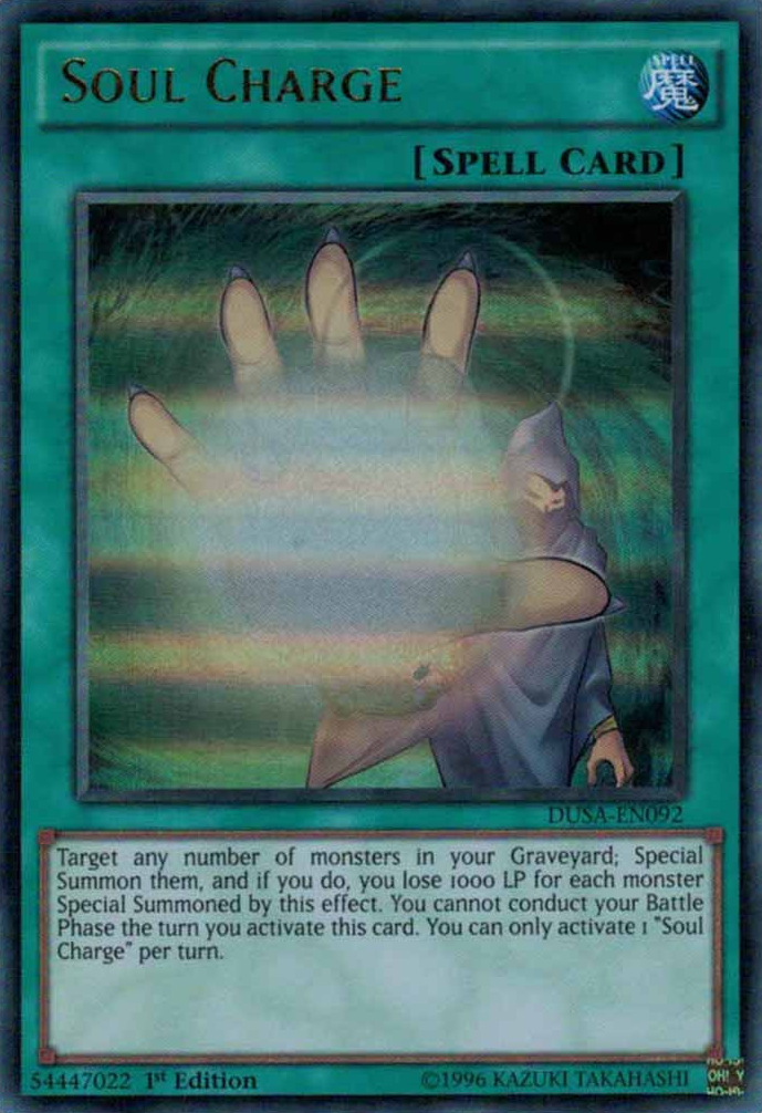 Soul Charge [DUSA-EN092] Ultra Rare | Jomio and Rueliete's Cards and Comics