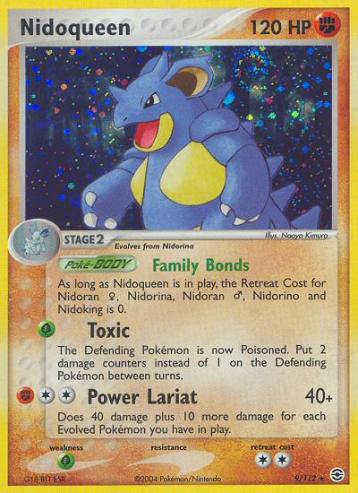 Nidoqueen (9/112) [EX: FireRed & LeafGreen] | Jomio and Rueliete's Cards and Comics