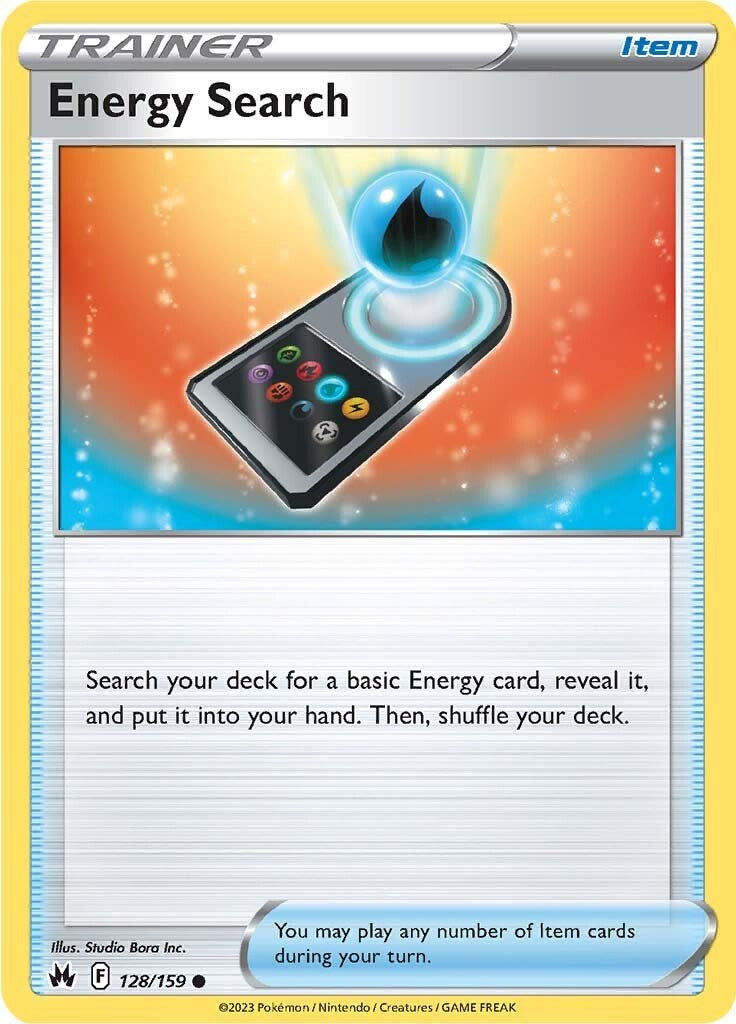 Energy Search (128/159) [Sword & Shield: Crown Zenith] | Jomio and Rueliete's Cards and Comics