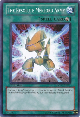 The Resolute Meklord Army [EXVC-EN051] Common | Jomio and Rueliete's Cards and Comics