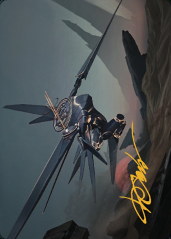 Steel Seraph Art Card (Gold-Stamped Signature) [The Brothers' War Art Series] | Jomio and Rueliete's Cards and Comics