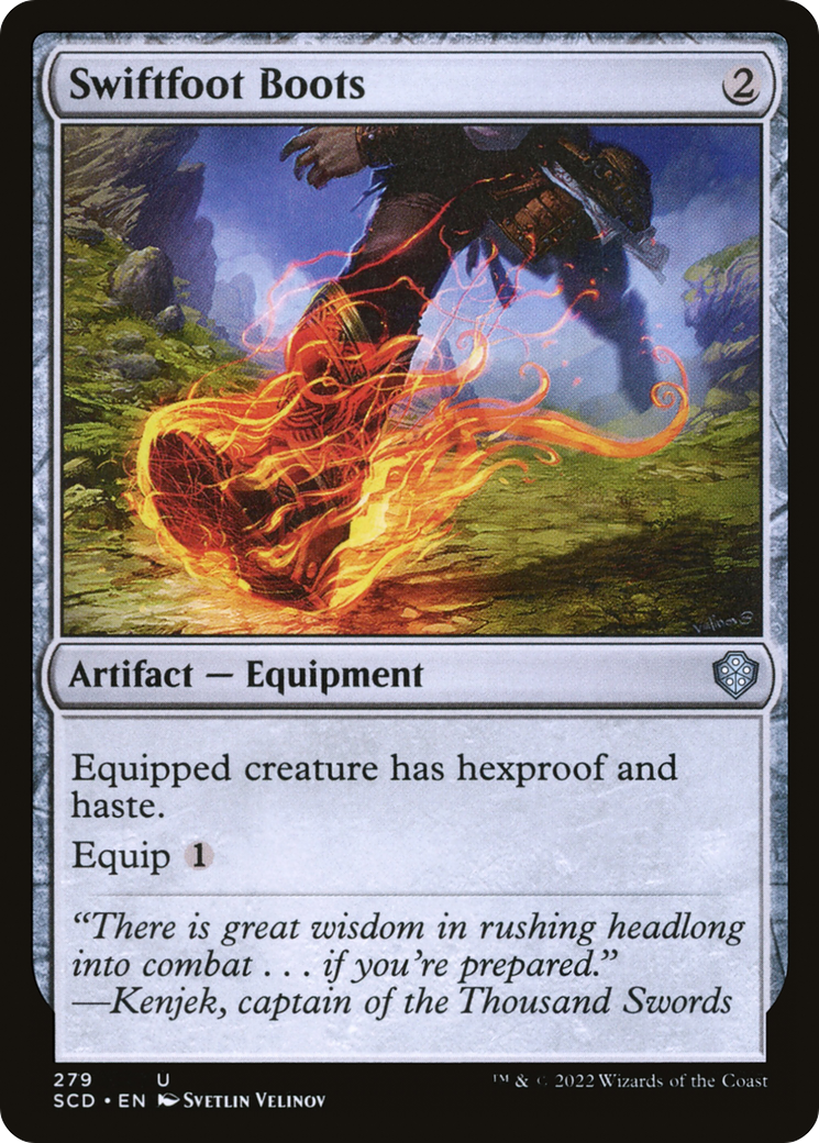 Swiftfoot Boots [Starter Commander Decks] | Jomio and Rueliete's Cards and Comics