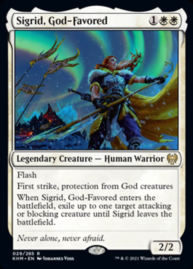 Sigrid, God-Favored [Kaldheim] | Jomio and Rueliete's Cards and Comics
