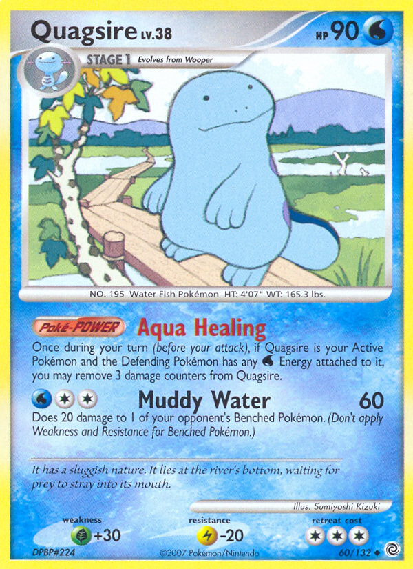 Quagsire (60/132) [Diamond & Pearl: Secret Wonders] | Jomio and Rueliete's Cards and Comics