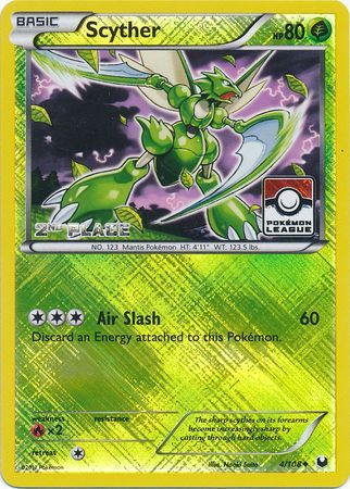 Scyther (4/108) (League Promo 2nd Place) [Black & White: Dark Explorers] | Jomio and Rueliete's Cards and Comics