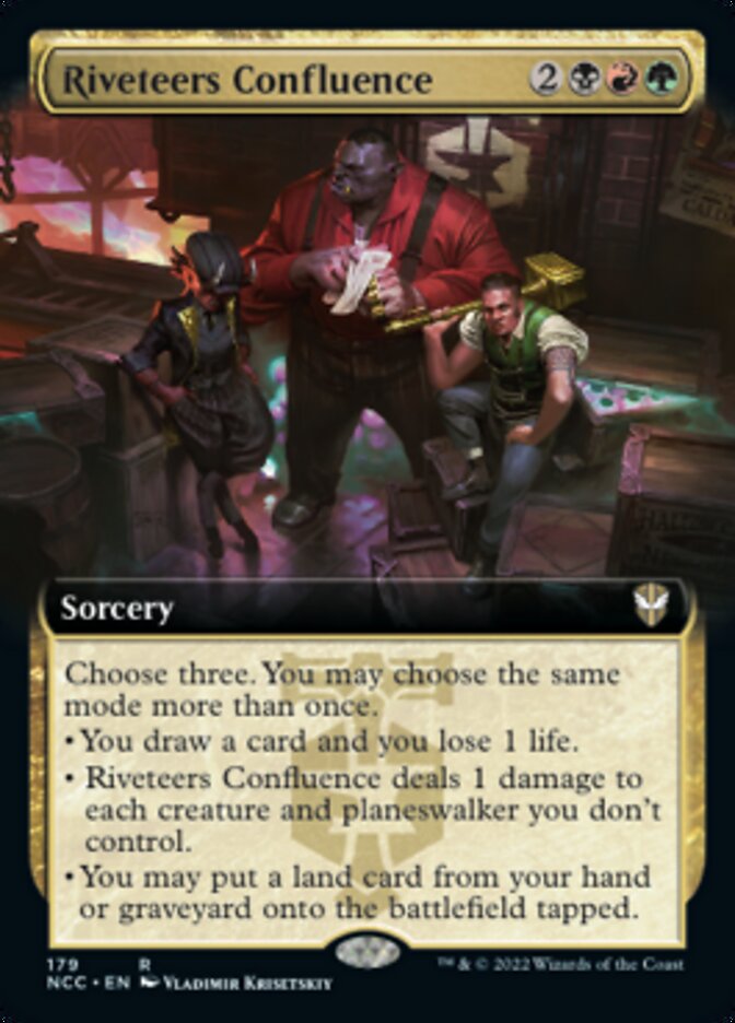 Riveteers Confluence (Extended Art) [Streets of New Capenna Commander] | Jomio and Rueliete's Cards and Comics