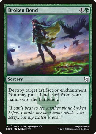 Broken Bond [Dominaria] | Jomio and Rueliete's Cards and Comics