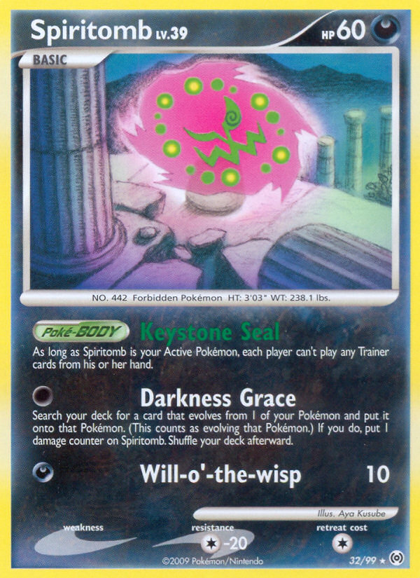 Spiritomb (32/99) [Platinum: Arceus] | Jomio and Rueliete's Cards and Comics