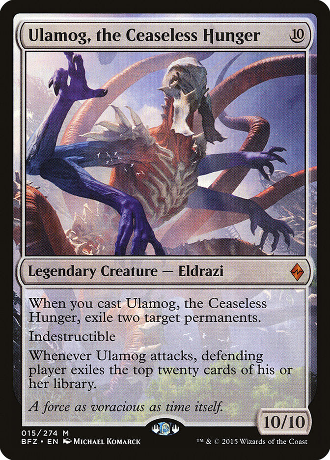 Ulamog, the Ceaseless Hunger [Battle for Zendikar] | Jomio and Rueliete's Cards and Comics