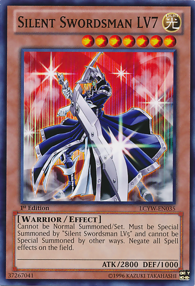 Silent Swordsman LV7 [LCYW-EN035] Common | Jomio and Rueliete's Cards and Comics