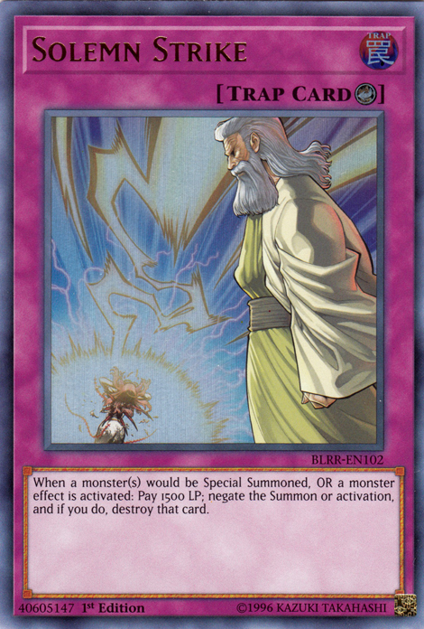 Solemn Strike [BLRR-EN102] Ultra Rare | Jomio and Rueliete's Cards and Comics