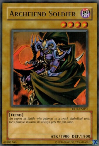 Archfiend Soldier [DCR-EN057] Rare | Jomio and Rueliete's Cards and Comics