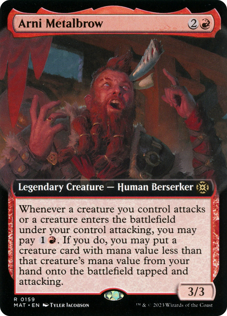 Arni Metalbrow (Extended Art) [March of the Machine: The Aftermath] | Jomio and Rueliete's Cards and Comics