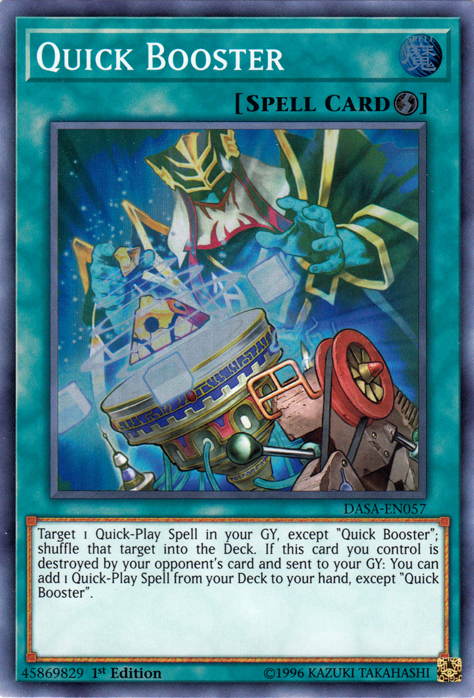 Quick Booster [DASA-EN057] Super Rare | Jomio and Rueliete's Cards and Comics