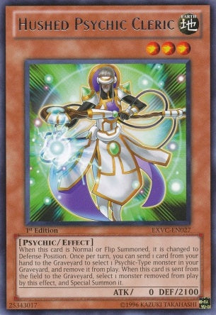 Hushed Psychic Cleric [EXVC-EN027] Rare | Jomio and Rueliete's Cards and Comics
