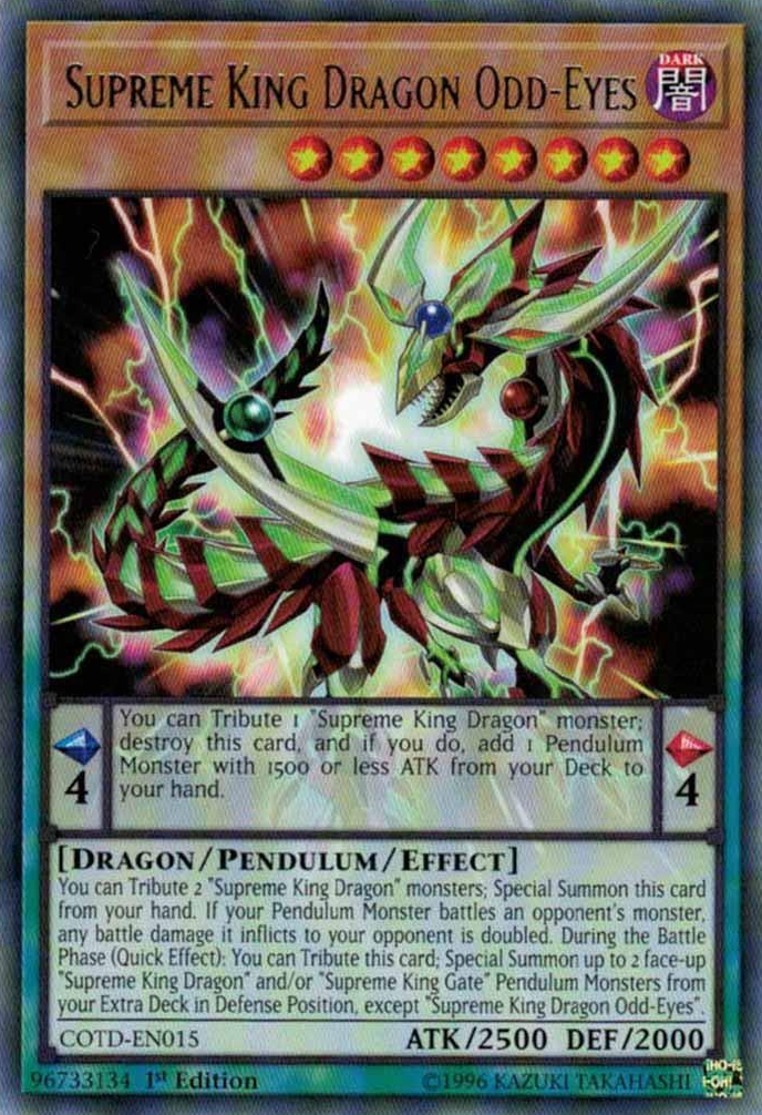 Supreme King Dragon Odd-Eyes [COTD-EN015] Rare | Jomio and Rueliete's Cards and Comics
