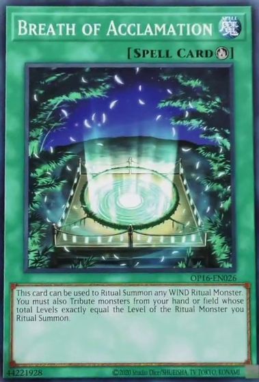 Breath of Acclamation [OP16-EN026] Common | Jomio and Rueliete's Cards and Comics