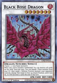 Black Rose Dragon (Purple) [LDS2-EN110] Ultra Rare | Jomio and Rueliete's Cards and Comics