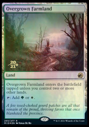 Overgrown Farmland [Innistrad: Midnight Hunt Prerelease Promos] | Jomio and Rueliete's Cards and Comics