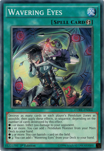 Wavering Eyes [CORE-EN066] Common | Jomio and Rueliete's Cards and Comics