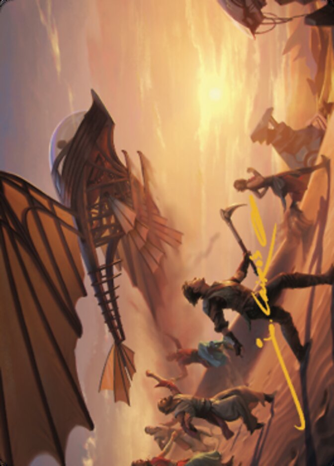 Take Flight Art Card (Gold-Stamped Signature) [The Brothers' War Art Series] | Jomio and Rueliete's Cards and Comics