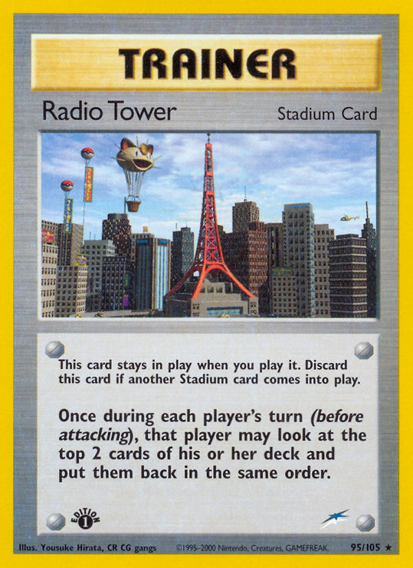 Radio Tower (95/105) [Neo Destiny 1st Edition] | Jomio and Rueliete's Cards and Comics