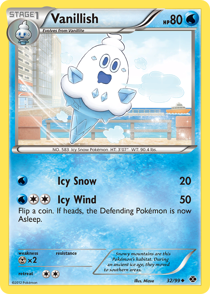 Vanillish (32/99) [Black & White: Next Destinies] | Jomio and Rueliete's Cards and Comics