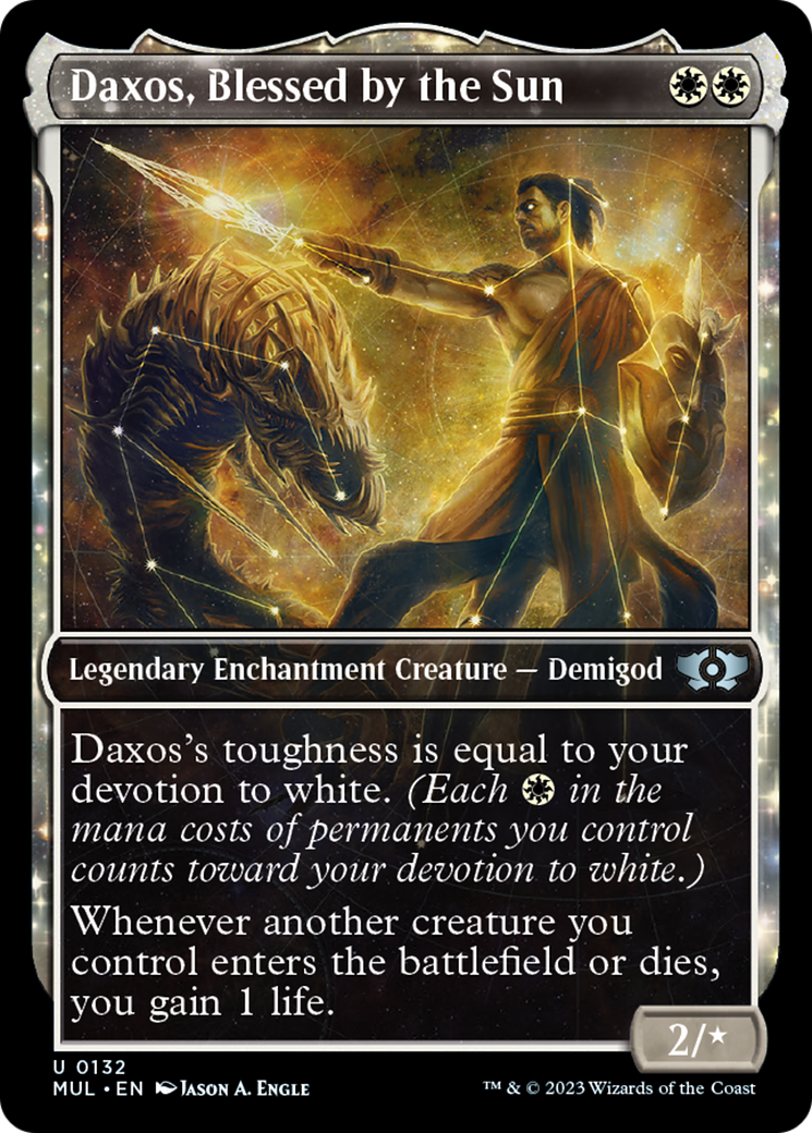 Daxos, Blessed by the Sun (Halo Foil) [Multiverse Legends] | Jomio and Rueliete's Cards and Comics