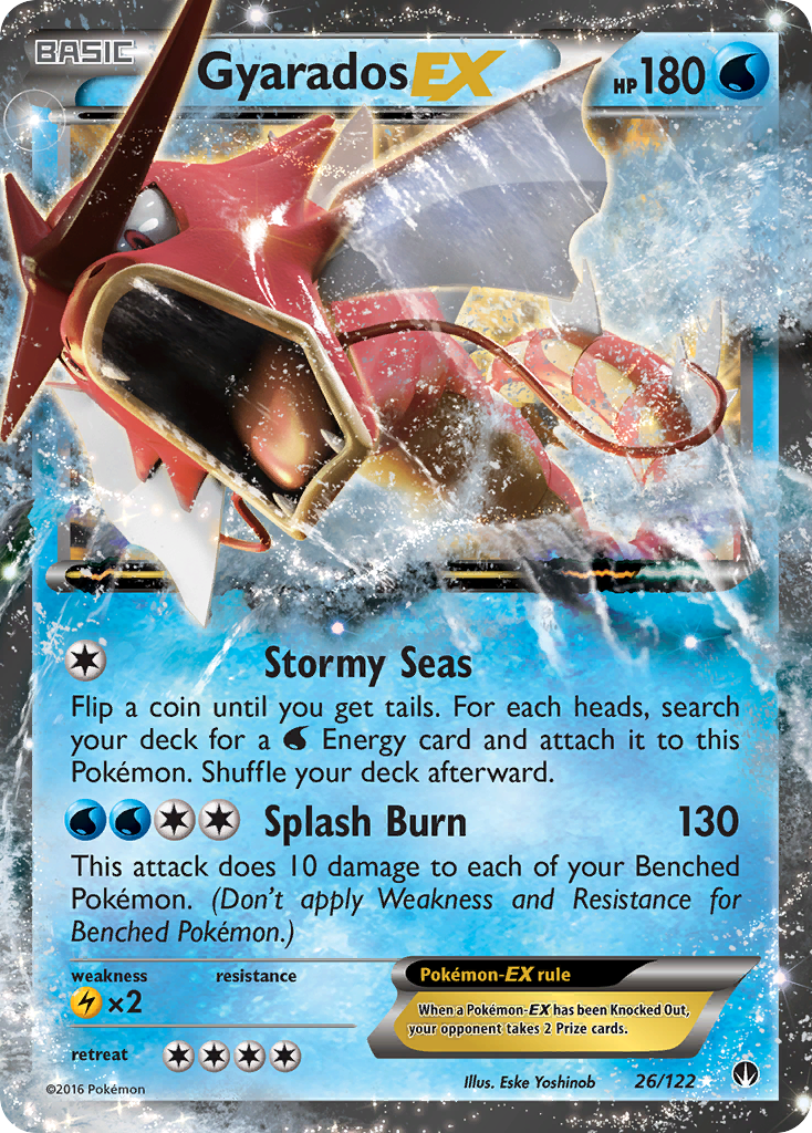 Gyarados EX (26/122) [XY: BREAKpoint] | Jomio and Rueliete's Cards and Comics