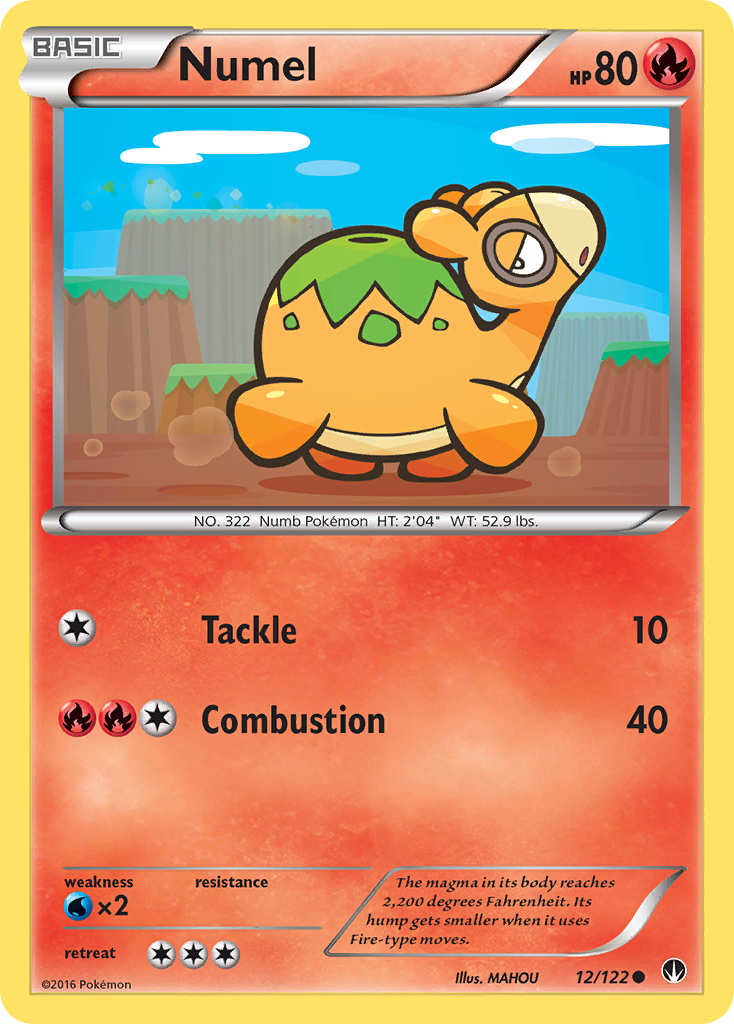 Numel (12/122) [XY: BREAKpoint] | Jomio and Rueliete's Cards and Comics