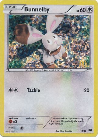 Bunnelby (10/12) [McDonald's Promos: 2014 Collection] | Jomio and Rueliete's Cards and Comics