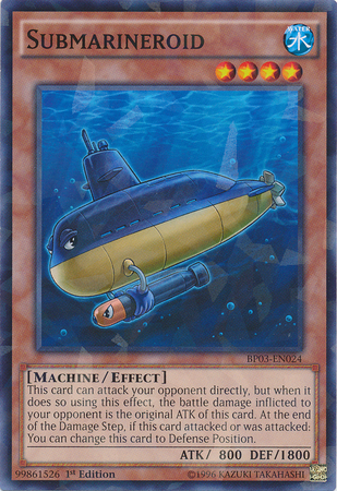 Submarineroid (Shatterfoil) [BP03-EN024] Common | Jomio and Rueliete's Cards and Comics