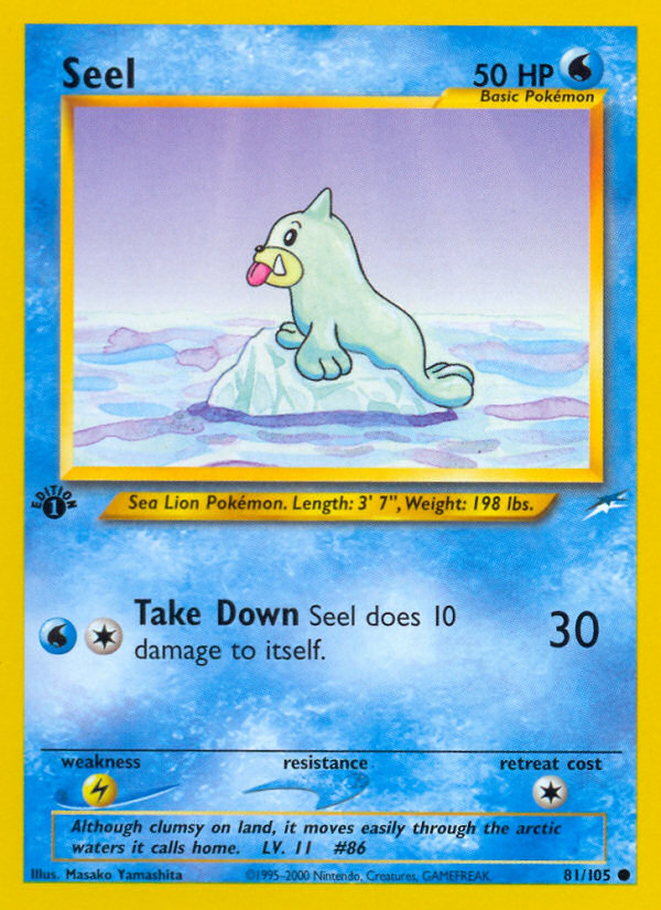Seel (81/105) [Neo Destiny 1st Edition] | Jomio and Rueliete's Cards and Comics